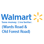 Walmart logo - Wards Road & Old Forest Road