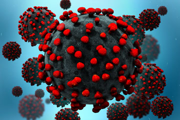Covid-19 virus graphic