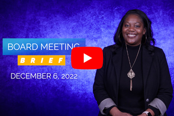 Board Meeting Brief - December 6, 2022