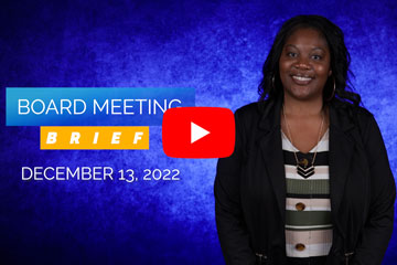Board Meeting Brief - December 13, 2022