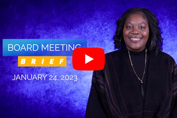Board Meeting Brief - January 24, 2023