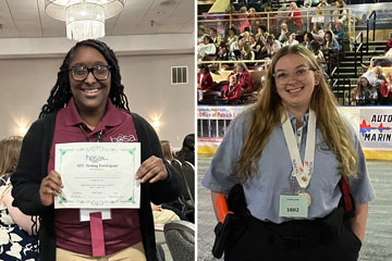 CTE students at national conferences