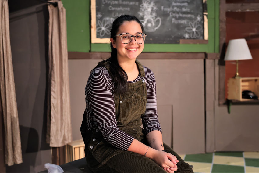 Heritage High theatre teacher Taylor Wisskirchen