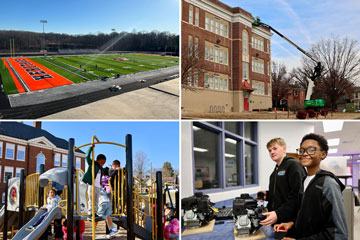 Collage of capital improvement projects