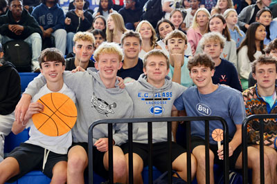 E. C. Glass student section during basketball game