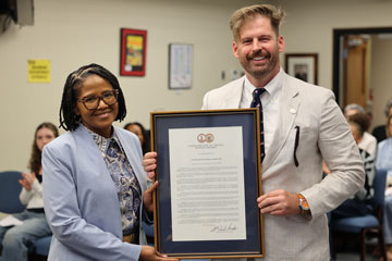 Dr. Kristy Somerville-Midgette and Delegate Tim Griffin
