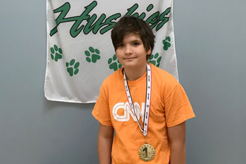 LCS 24 Challenge Math Champion with medal