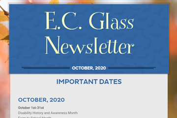 E. C. Glass Newsletter October 2020