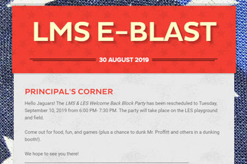 LMS e-blast 30 August 2019