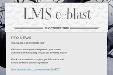 LMS e-blast 18 October 2019