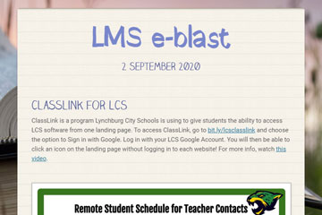 LMS e-blast 2 September 2020