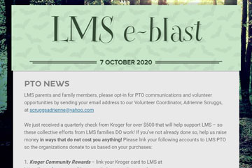LMS e-blast 7 October 2020