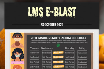 LMS e-blast 28 October 2020