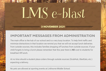LMS e-blast 3 November 2021