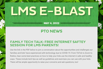 LMS e-blast 4 May 2022