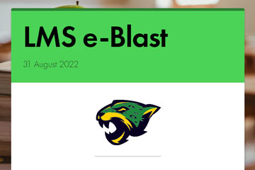 LMS e-blast 31 August 2022