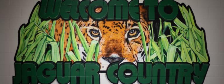 Welcome to Jaguar Country mural