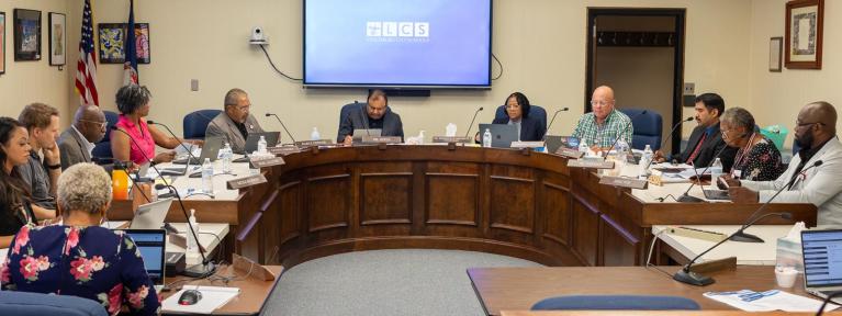 School board meeting